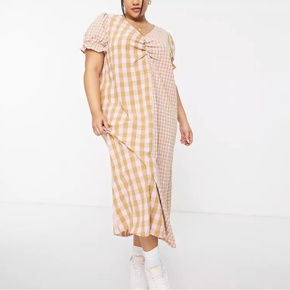 Mixed print ASOS dress